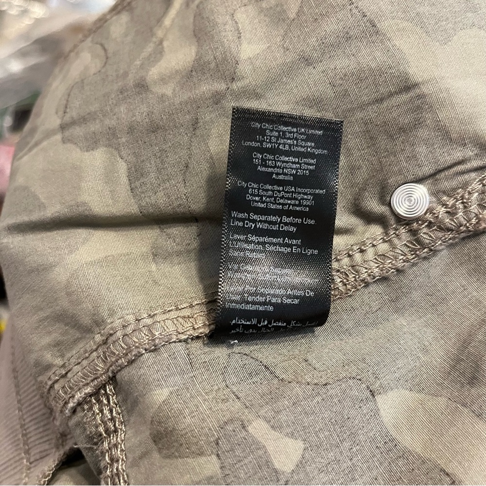 Evans Size 18 Camo Drawstring Bermuda Shorts - Picture 7 of 10